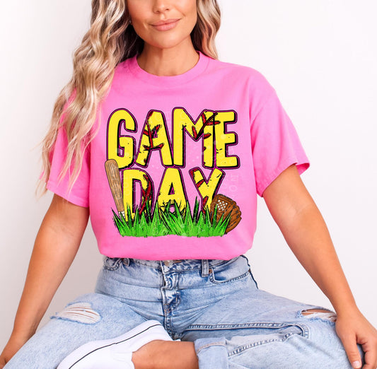 Game Day Softball Sport DTF Transfer