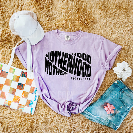Motherhood Loopy Black DTF Transfer