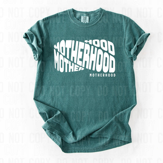 Motherhood Loopy White DTF Transfer