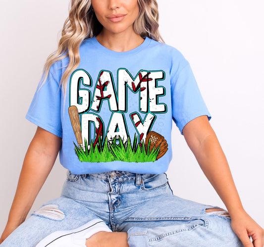 Game Day Baseball Sport DTF Transfer