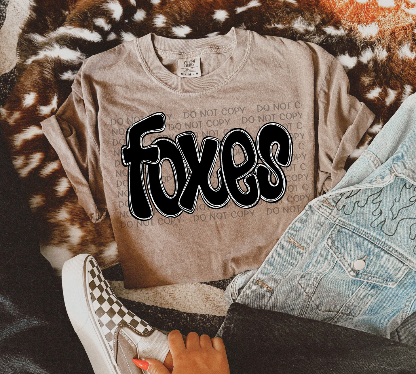 Funky Doodle Mascots DTF Transfer