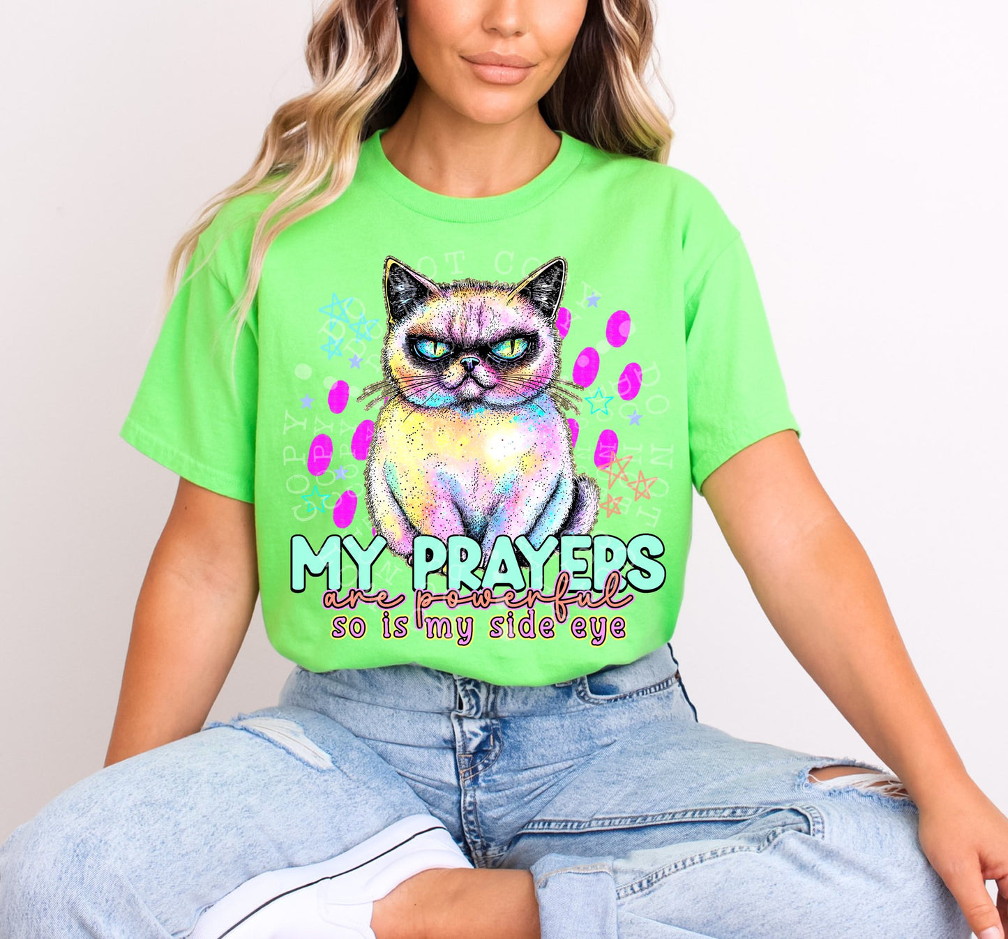 My Prayers Are Powerful DTF Transfer