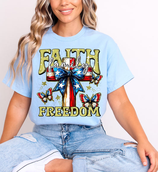 Faith Family Freedom DTF Transfer