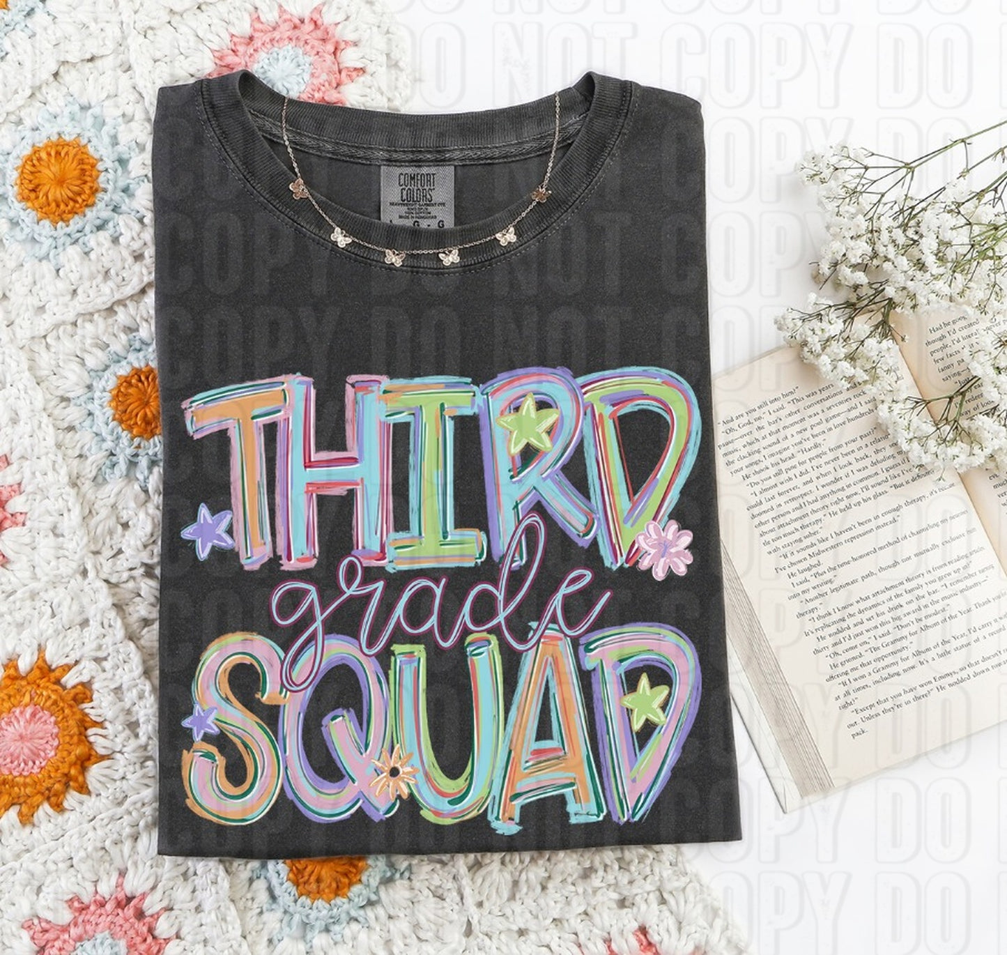 Third Grade Squad Titled Word DTF Transfer