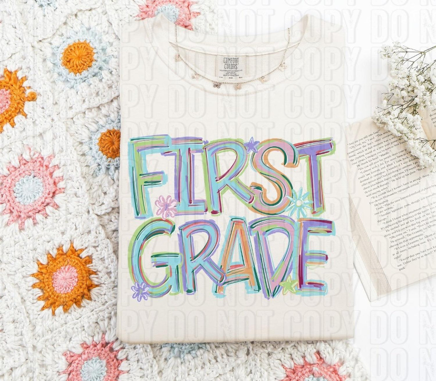 First Grade Titled Word DTF Transfer