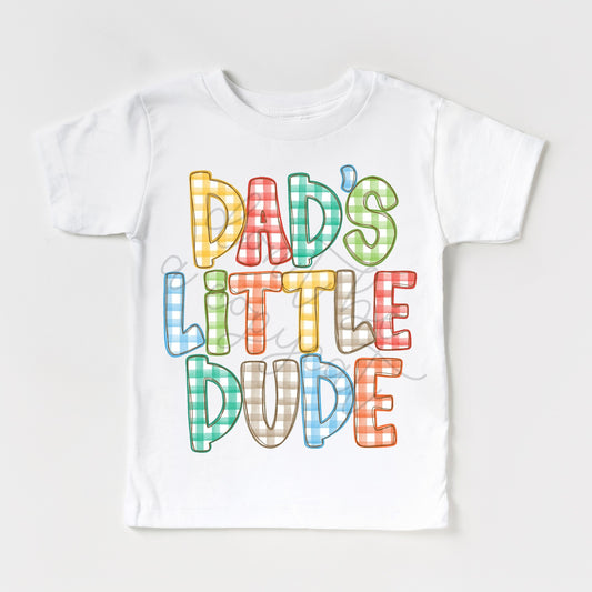 Dad's Little Dude DTF Transfer