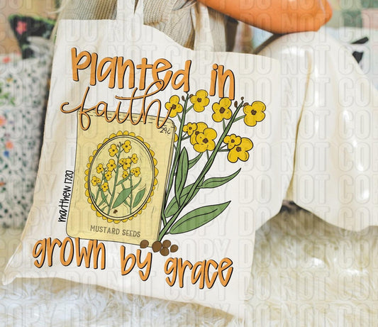 Planted In Faith DTF Transfer