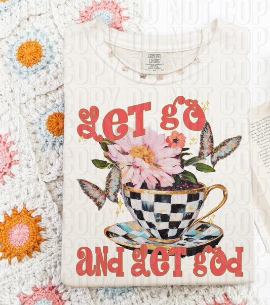 Let Go And Let God Butterfly DTF Transfer