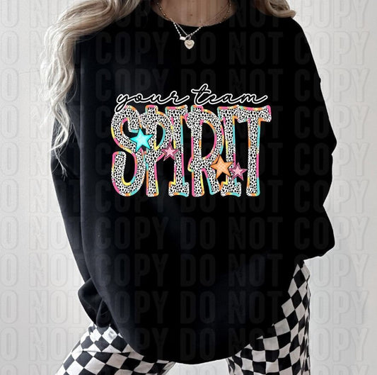 Dottie Bright Spirit Team Custom Mascot DTF Transfer