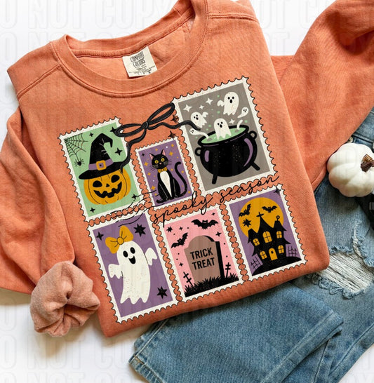 Halloween Polaroid Collage DTF Transfer
