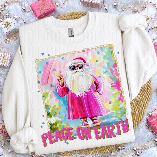 Peace On Earth DTF Transfer