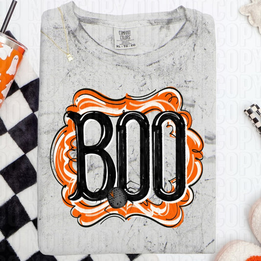 Boo With Frame DTF Transfer