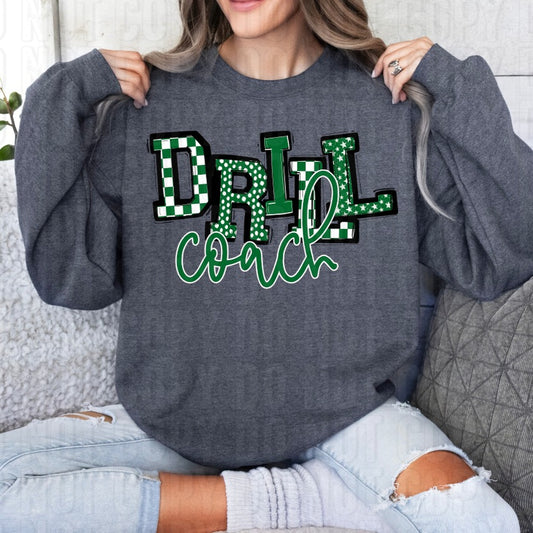 Drill Word Art Custom Team Name/Personalized DTF Transfer