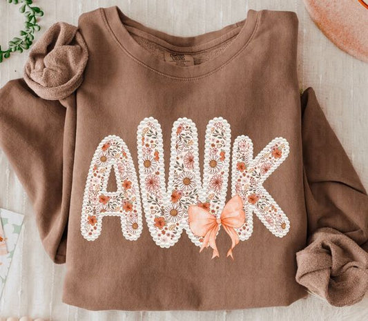 Fancy Fall Monogram DTF Transfer