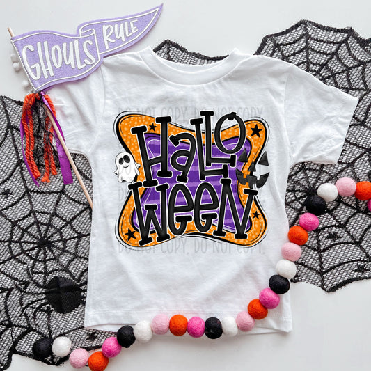 Halloween Border DTF Transfer