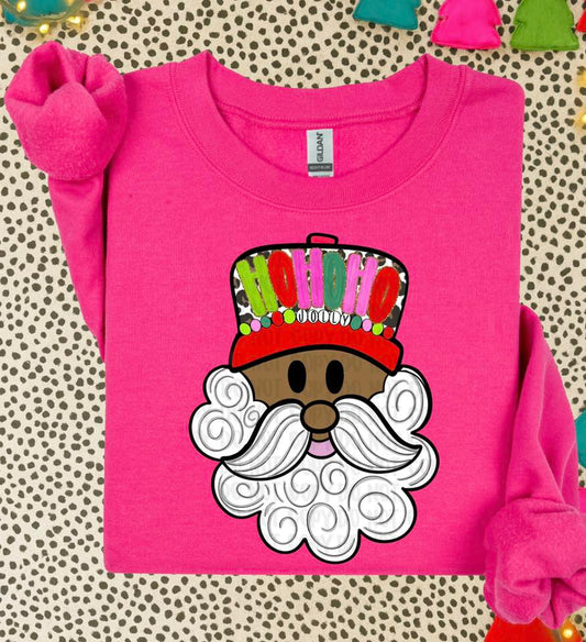 Ho Ho Jolly Santa DTF Transfer