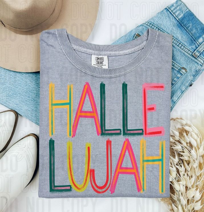 Hallelujah DTF Transfer