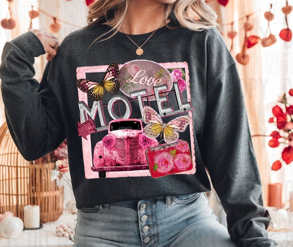 Love Motel Junky DTF Transfer