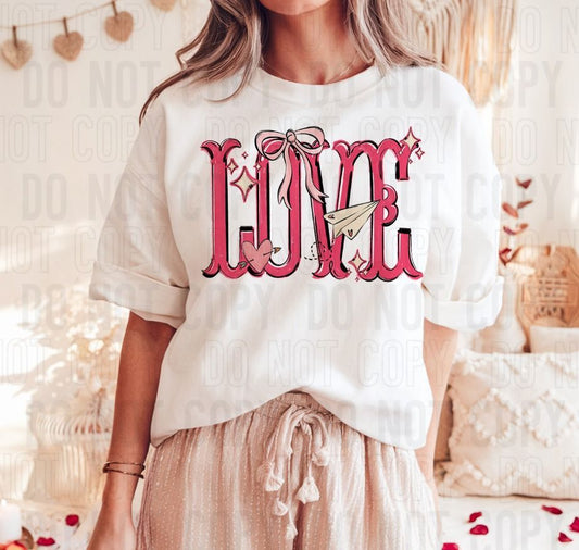 Love Debutante Style DTF Transfer