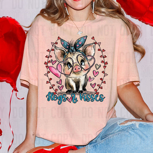 Hogs & Kisses DTF Transfer