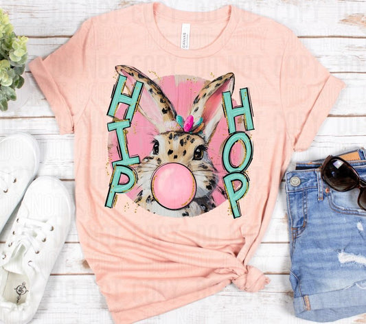 Hip Hop Bubble Gum Bunny DTF Transfer