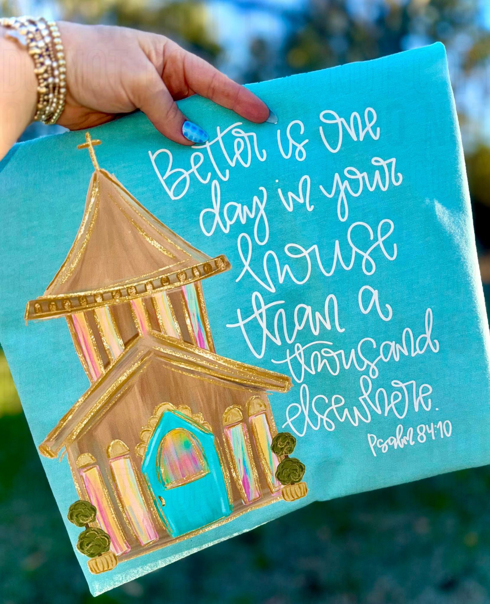 Better Is One Day In Your House Church DTF Transfer