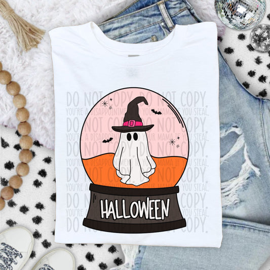 Halloween Globe DTF Transfer