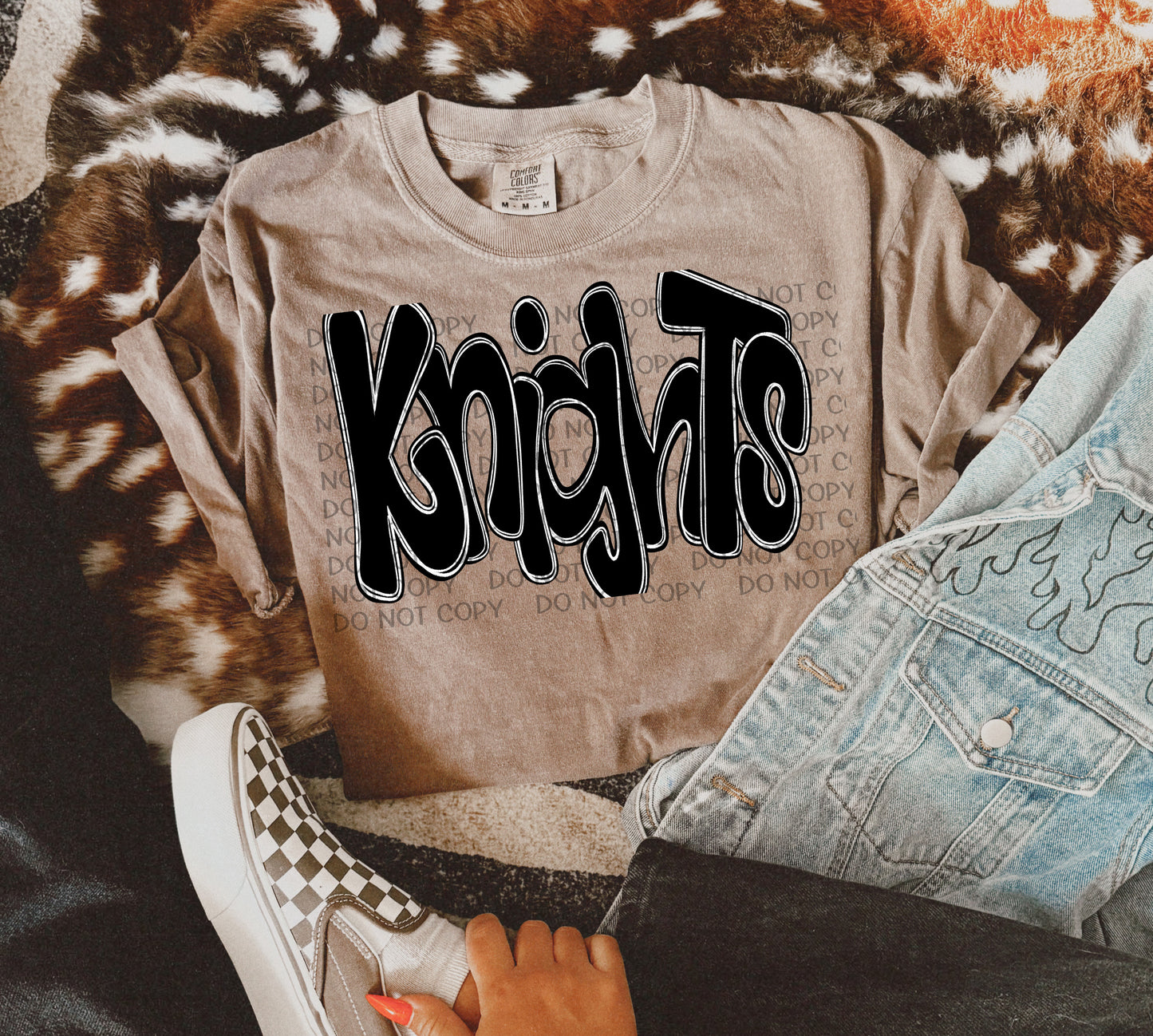 Funky Doodle Mascots DTF Transfer