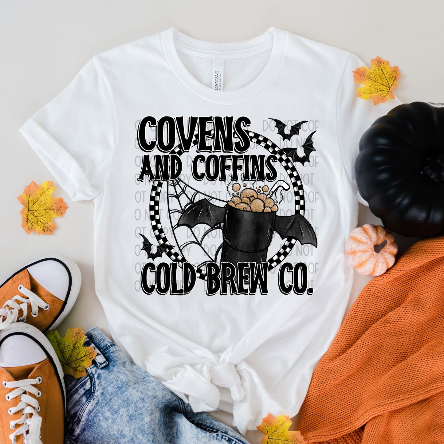 Covens And Coffins Cold Brew Co. DTF Transfer