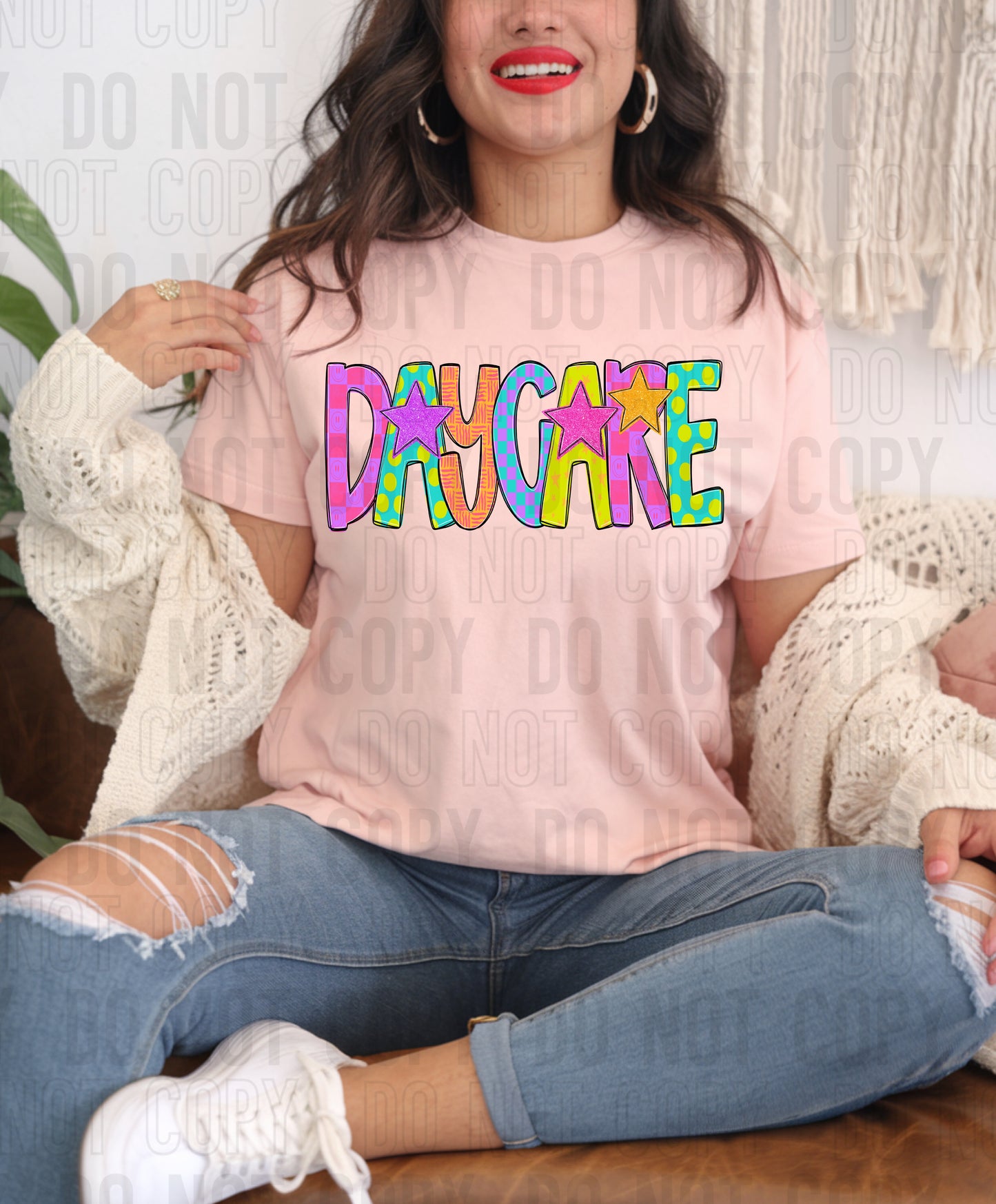 Daycare Preppy School DTF Transfer