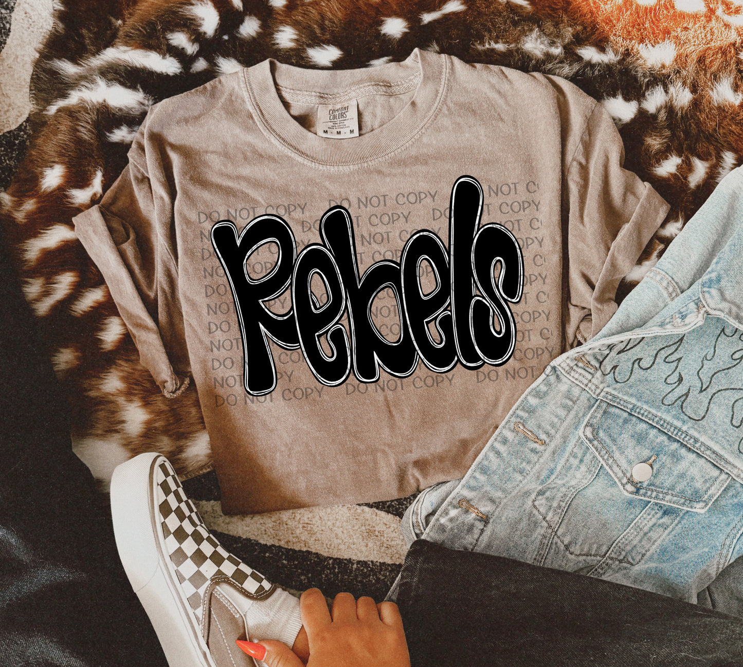 Funky Doodle Mascots DTF Transfer