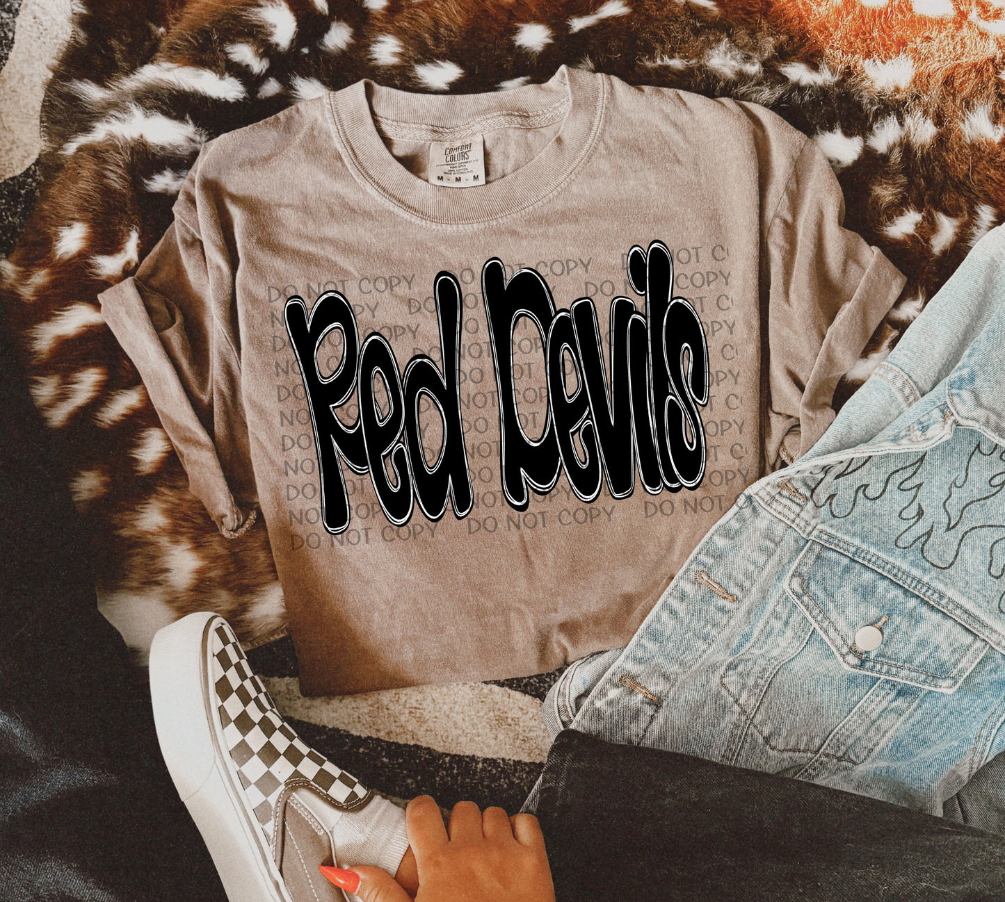 Funky Doodle Mascots DTF Transfer