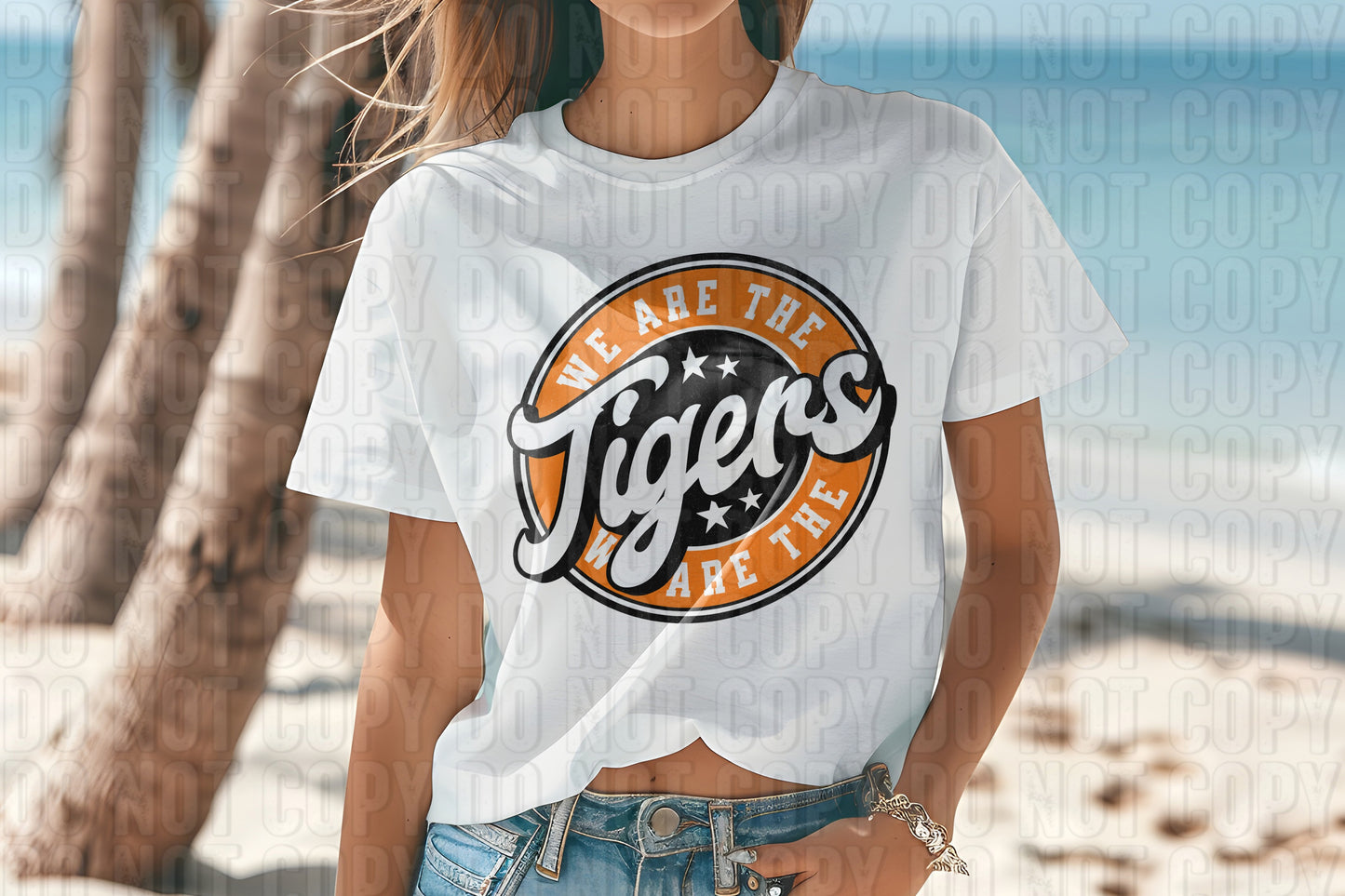 We Are The Tigers Orange DTF Transfer