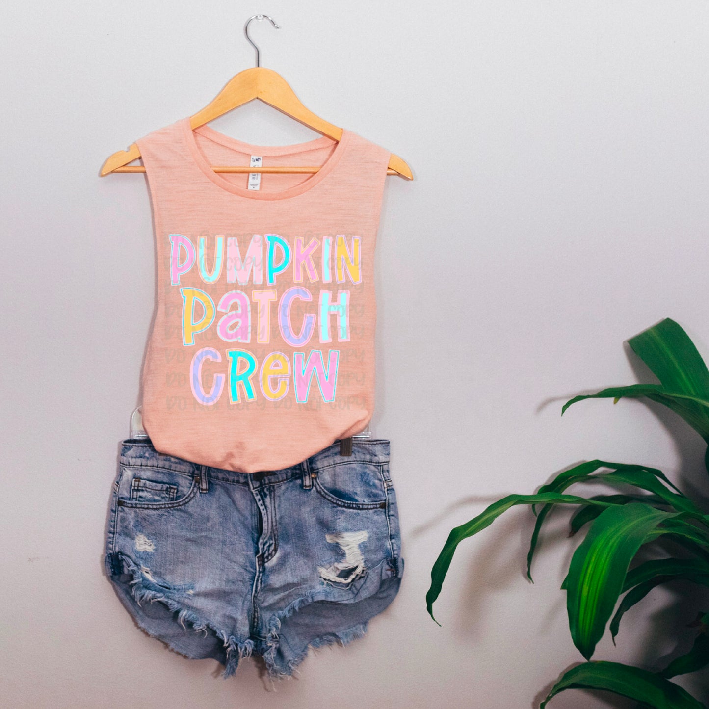 Pumpkin Patch Crew Pastel Colors DTF Transfer