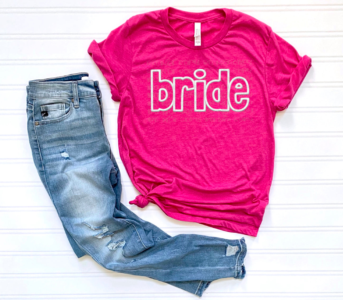 Bride Faux Embroidery DTF Transfer