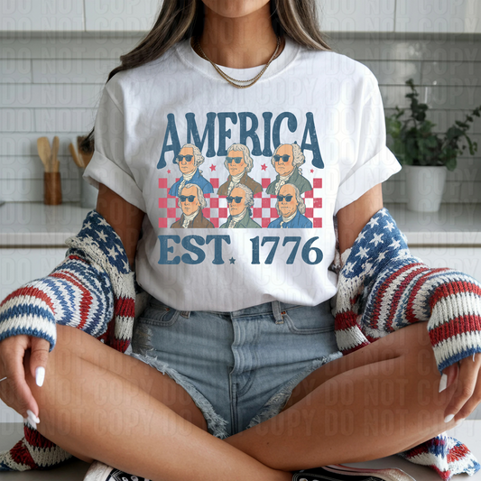 American 1776 DTF Transfer