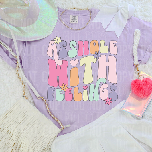 A**Hole With Feelings DTF Transfer