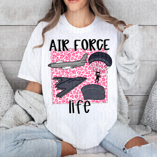Air Force Life DTF Transfer