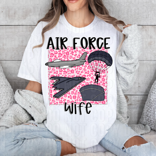 Air Force Wife DTF Transfer