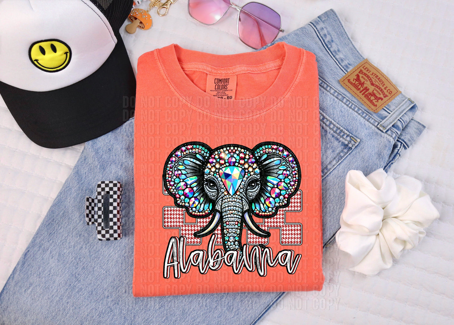 Rhinestone Colorful Mascots DTF Transfer
