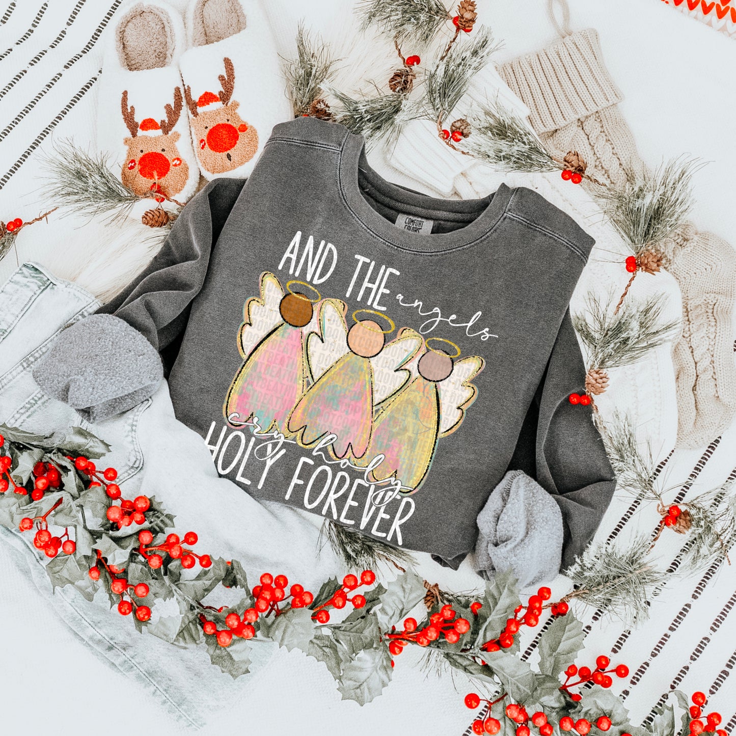 And The Angels Cry DTF Transfer