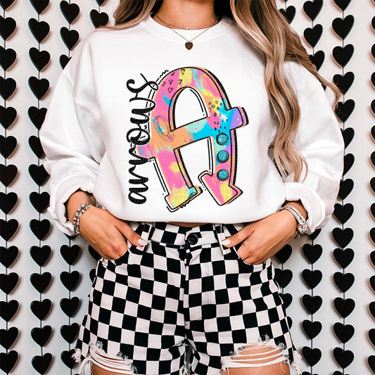 Arrows Neon Splashed Mascot DTF Transfer
