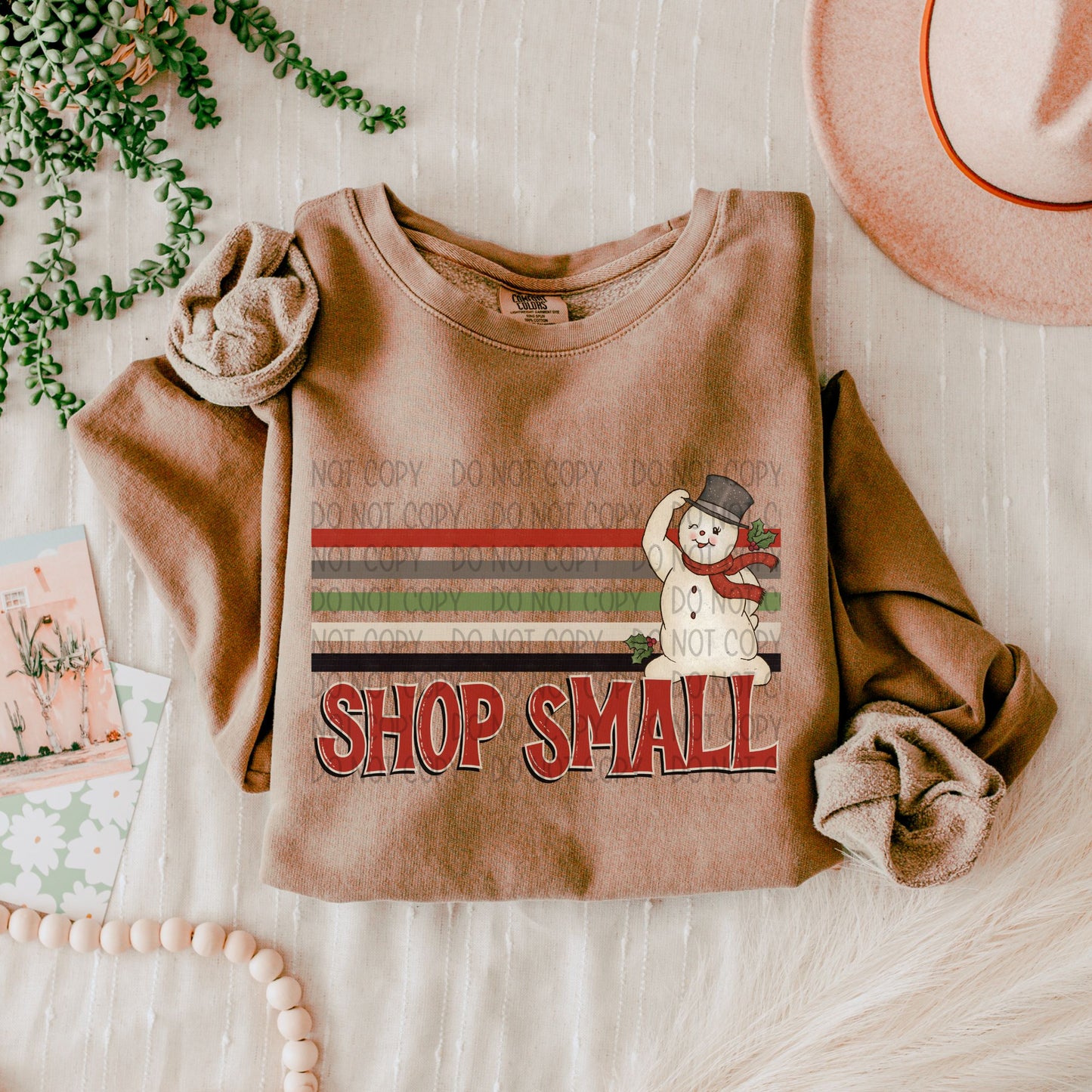 Shop Small Christmas Theme DTF Transfer