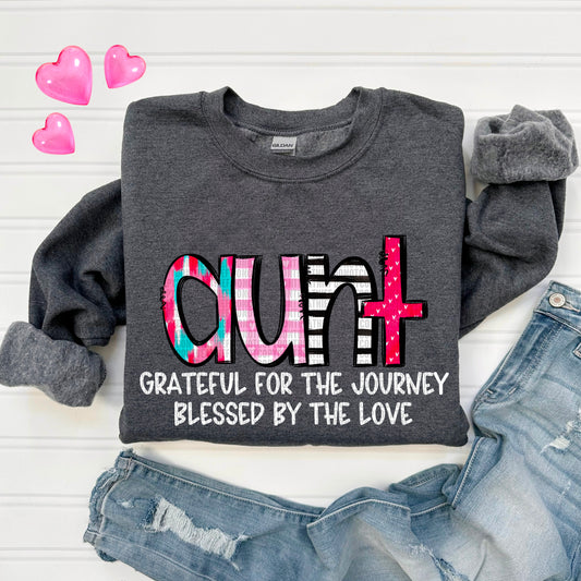 Aunt - Blessed By The Love DTF Transfer