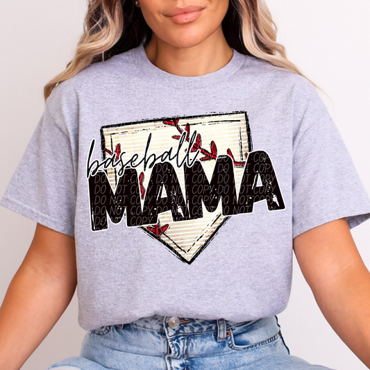Baseball Mama Base DTF Transfer