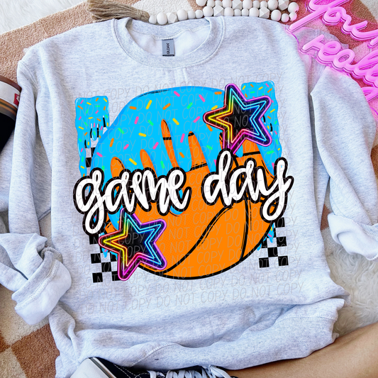 Basketball Game Day Drip DTF Transfer