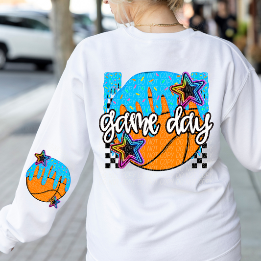 Basketball Game Day Drip DTF Transfer
