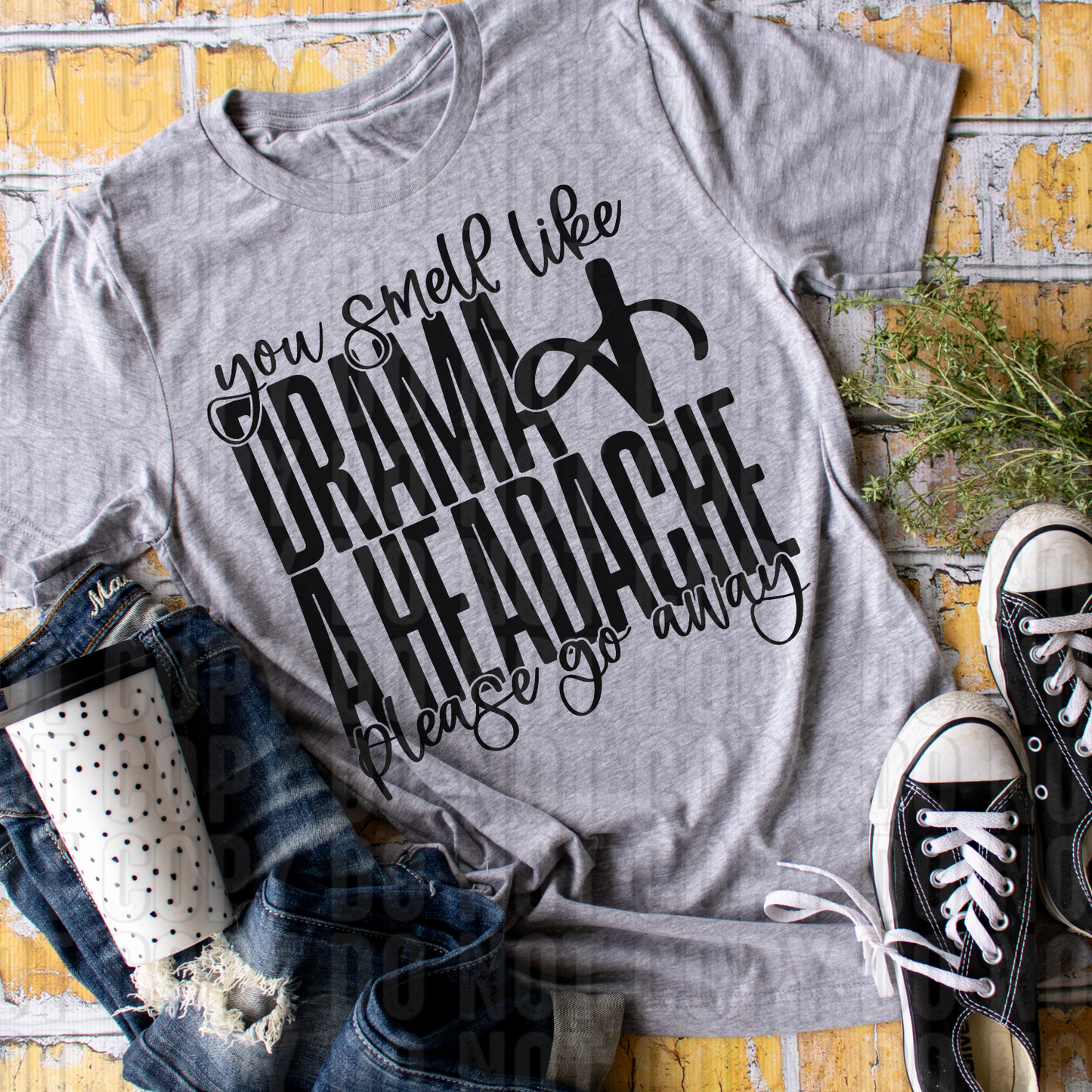 Drama And A Headache DTF Transfer