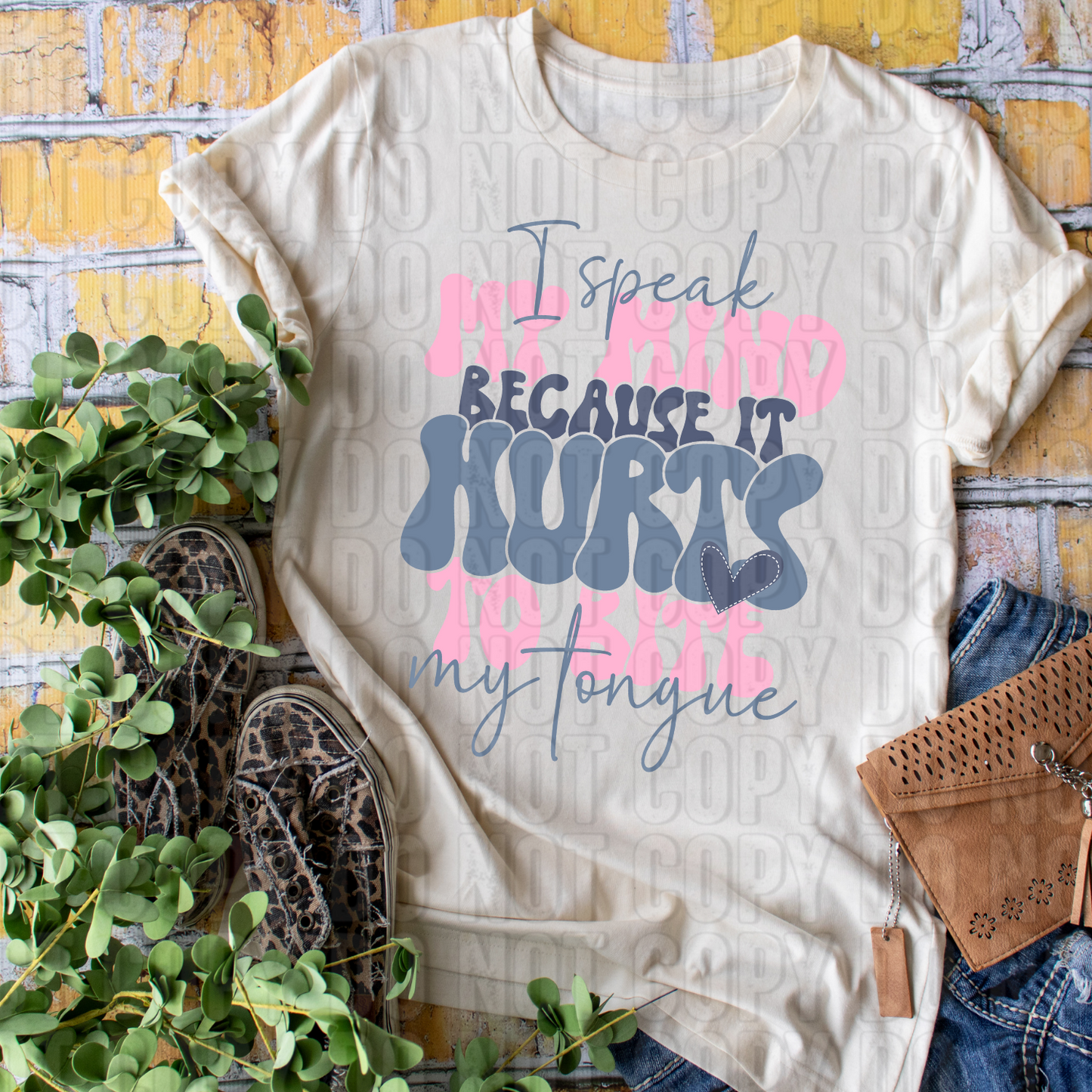 I Speak My Mind DTF Transfer