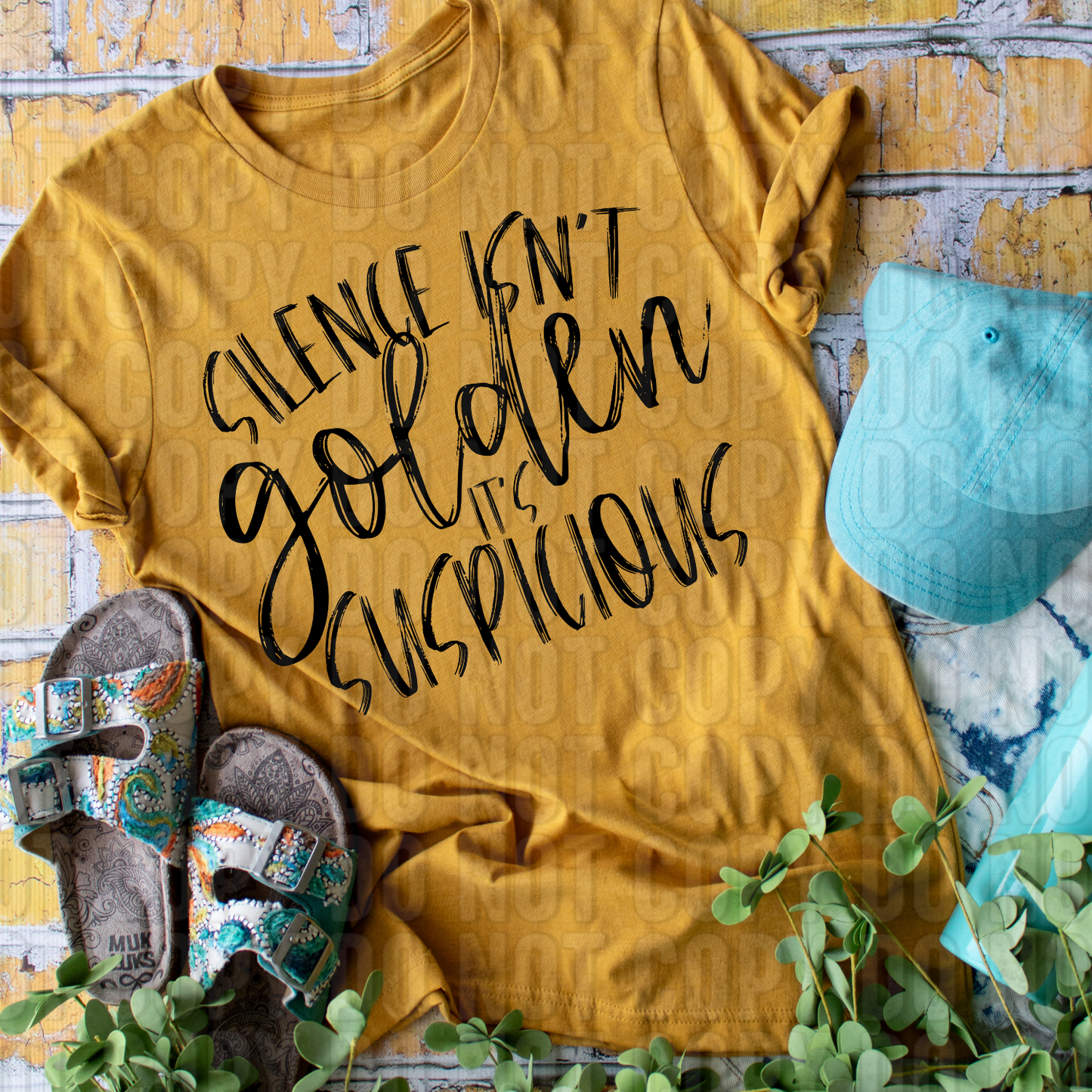 Silence Isn't Golden DTF Transfer